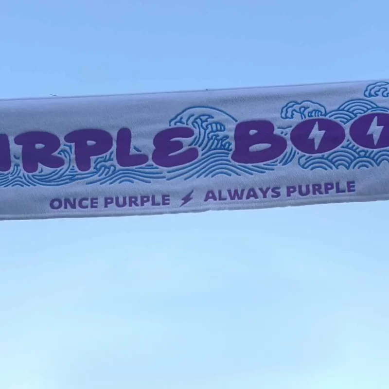Bufanda oficial Purple boost